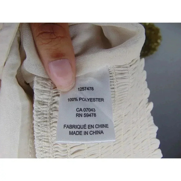 Rachel Zoe Women's Sleeveless Wrap Top - Size M - Cream - Picture 6 of 12